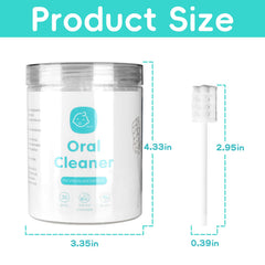 All 32 pieces of Esonto baby oral care kit laid out
