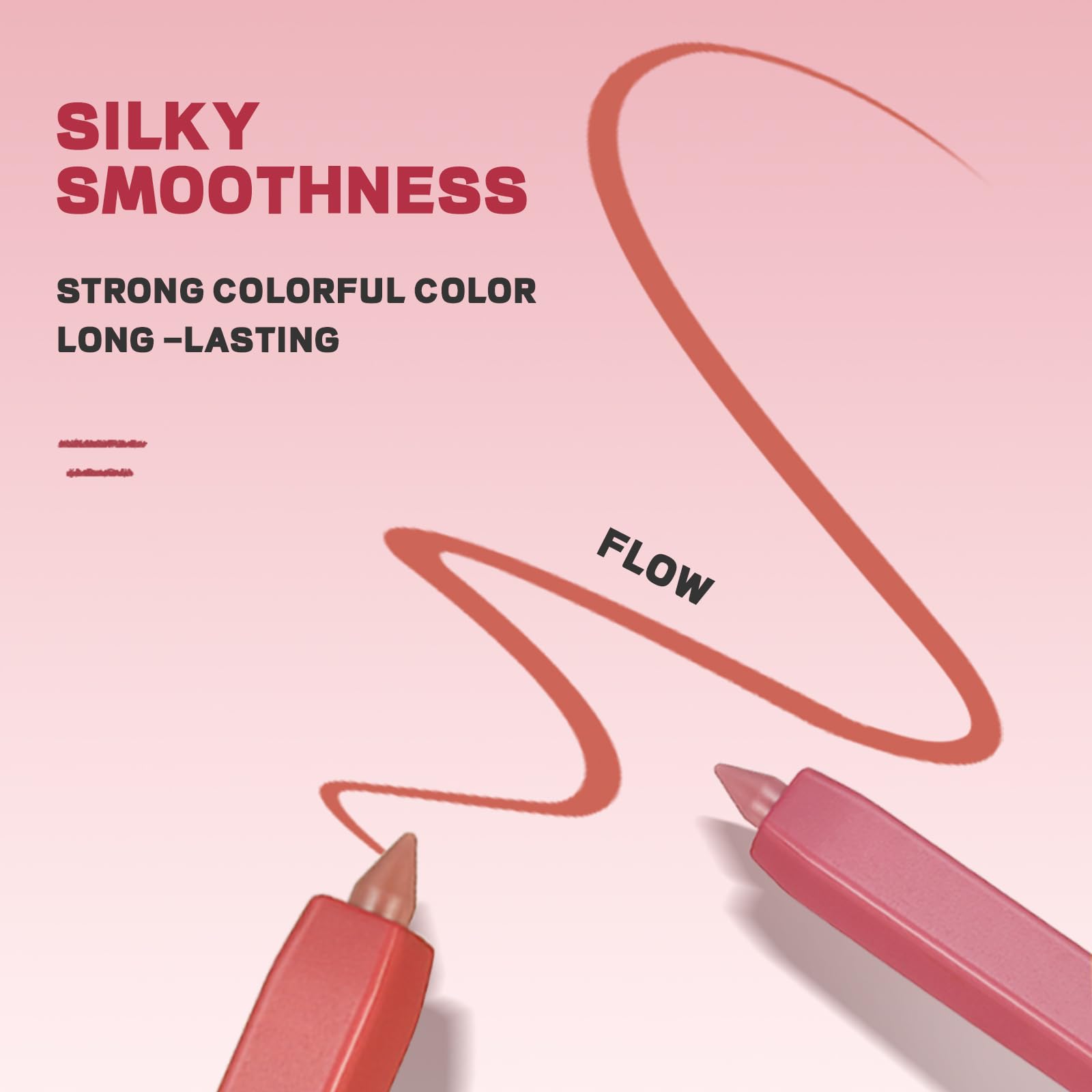 Espoce long-wear lip liners stay creamy and color-rich all day.