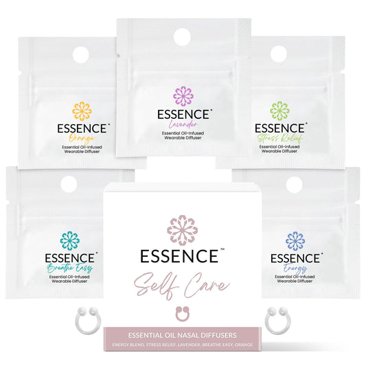 Close-up of Essence nasal diffuser ring with Lavender scent