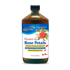 Essence of Rose Petals 12oz bottle on white background