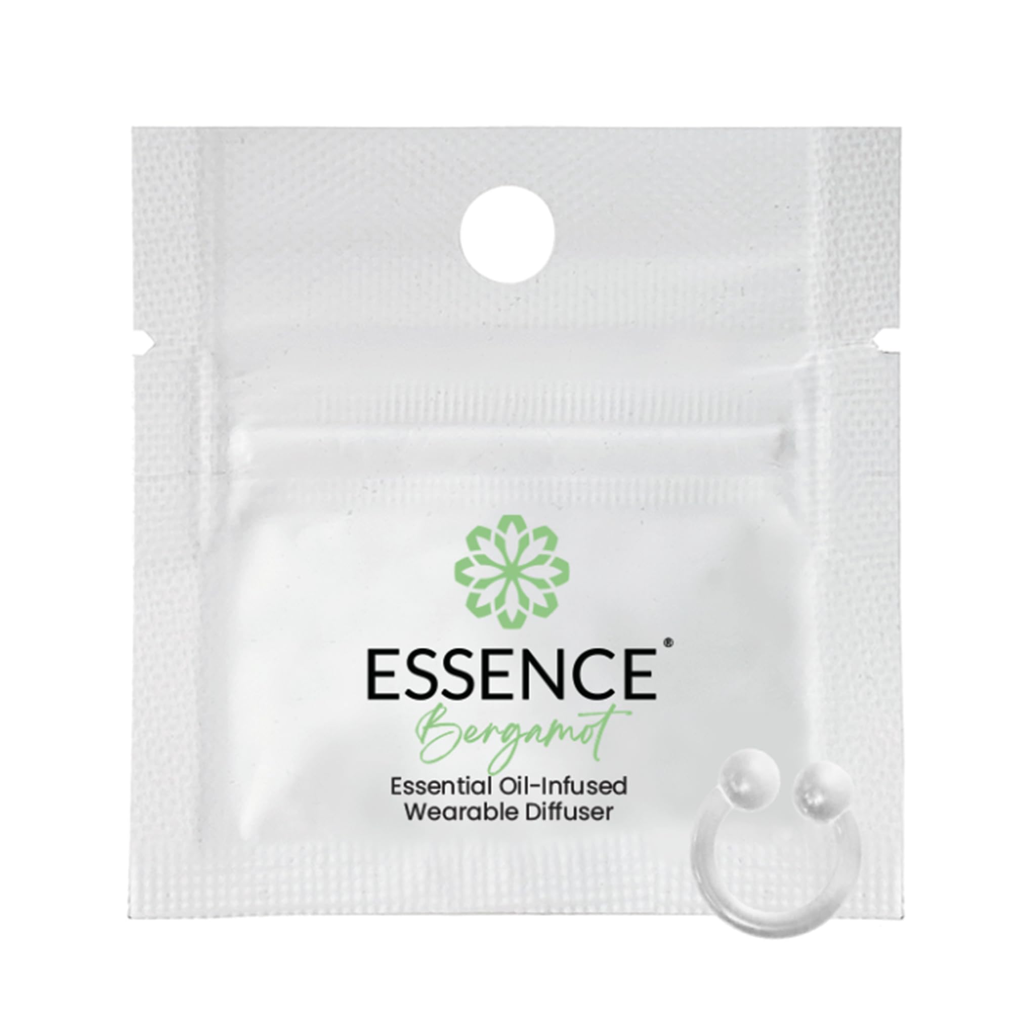 Essence wearable aromatherapy nasal diffuser clipped to clothing