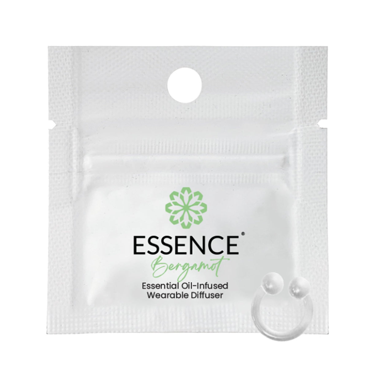 Essence wearable aromatherapy nasal diffuser clipped to clothing