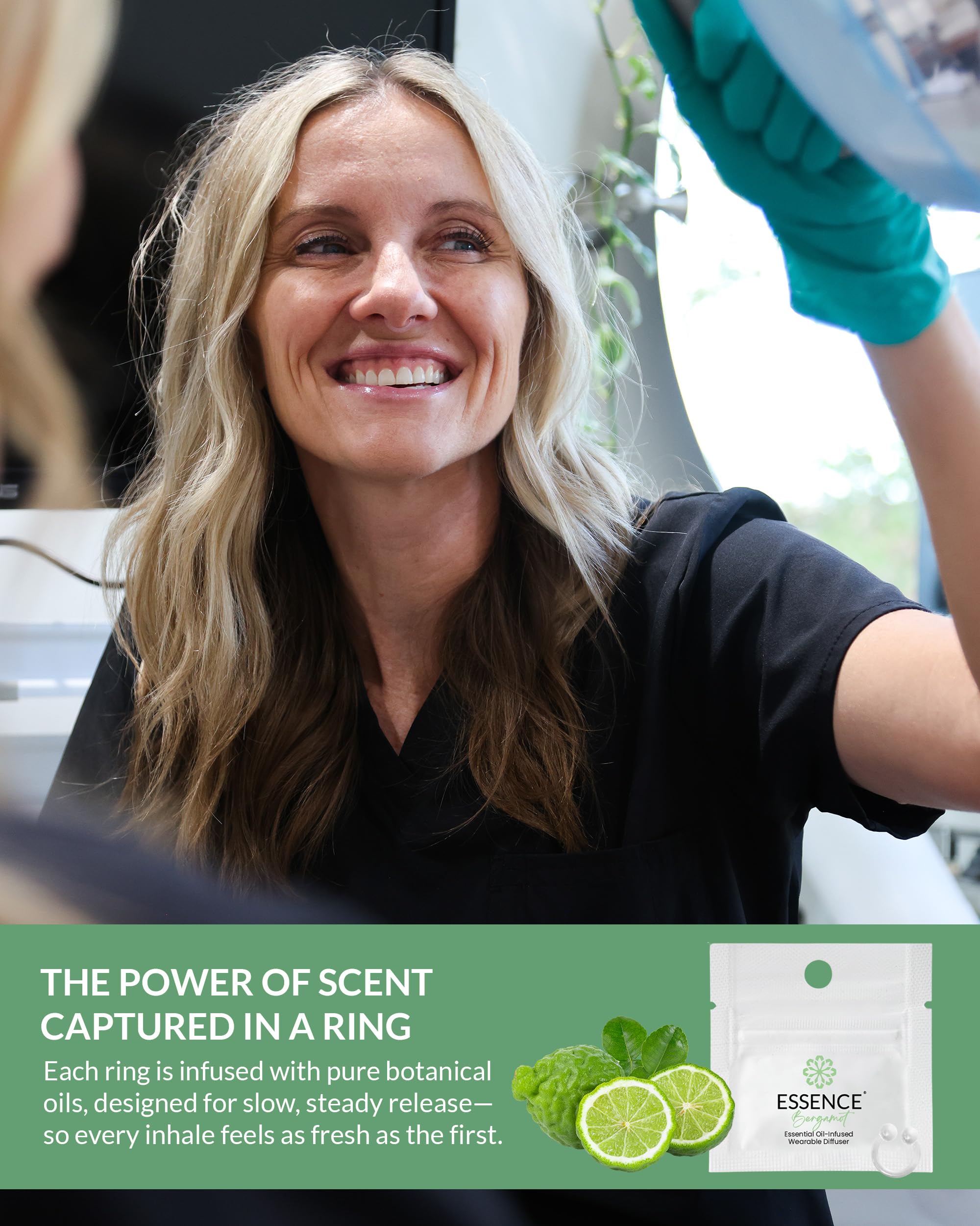 Essence diffuser packaging and ingredients
