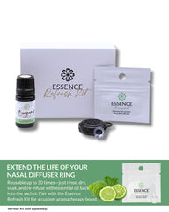 Open packaging showing diffuser and Bergamot cartridge