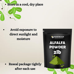 Storage pouch for Essencea Alfalfa Powder 2 lb