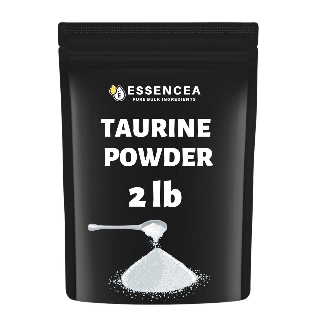 Essencea Taurine Powder 2 lb bulk packaging