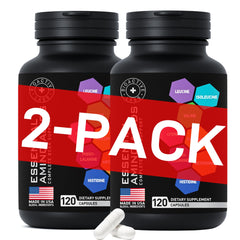 Bottle of Essential Amino Acids Complex for men and women