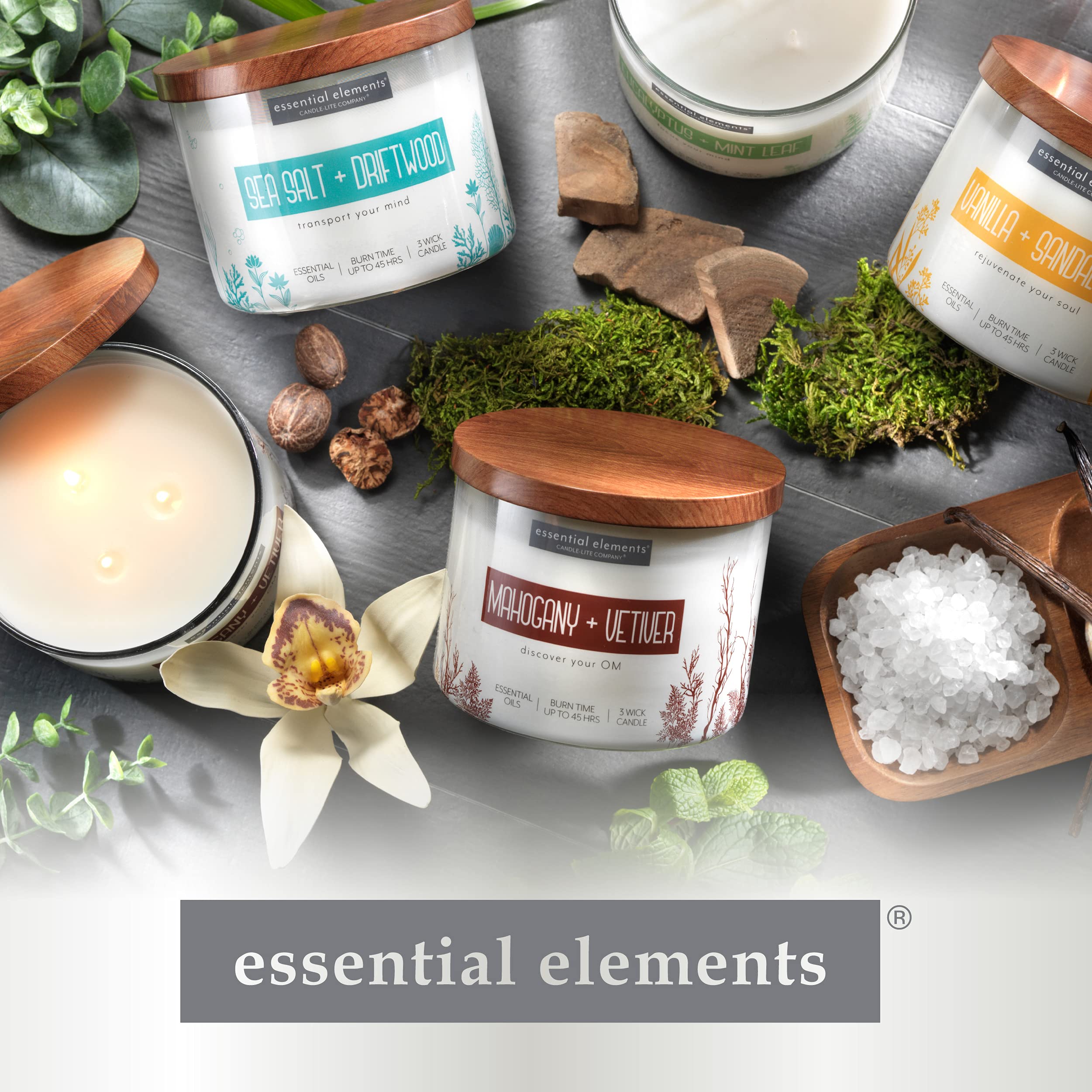 Essential Elements care tip: wick trimming improves burn efficiency and safety.