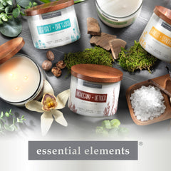 Essential Elements care tip: wick trimming improves burn efficiency and safety.