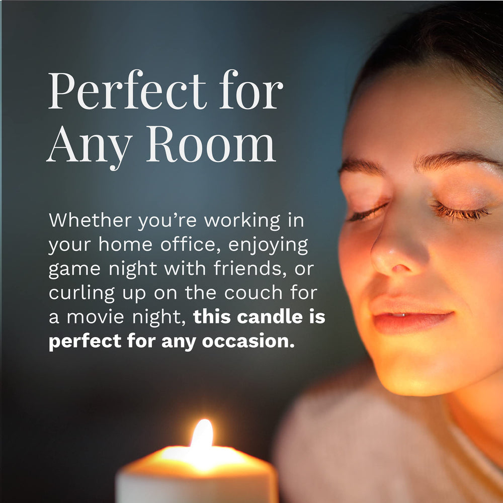 Essential Elements candle at a cozy dinner setting for intimate evenings.