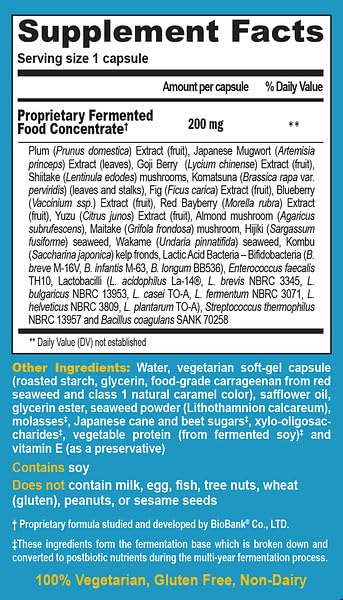 Close-up of Dr. Ohhira's Probiotics capsules in a 120-count bottle