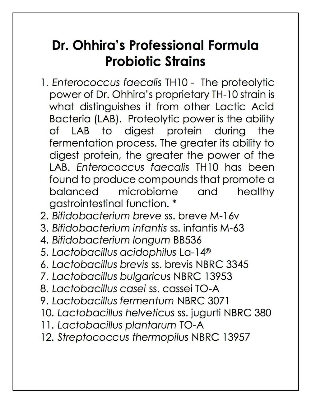 Essential Formulas Dr. Ohhira’s Probiotics Professional Formula with 12 strains for broad probiotic coverage