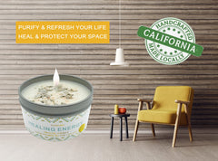Essential oil blend used in candle