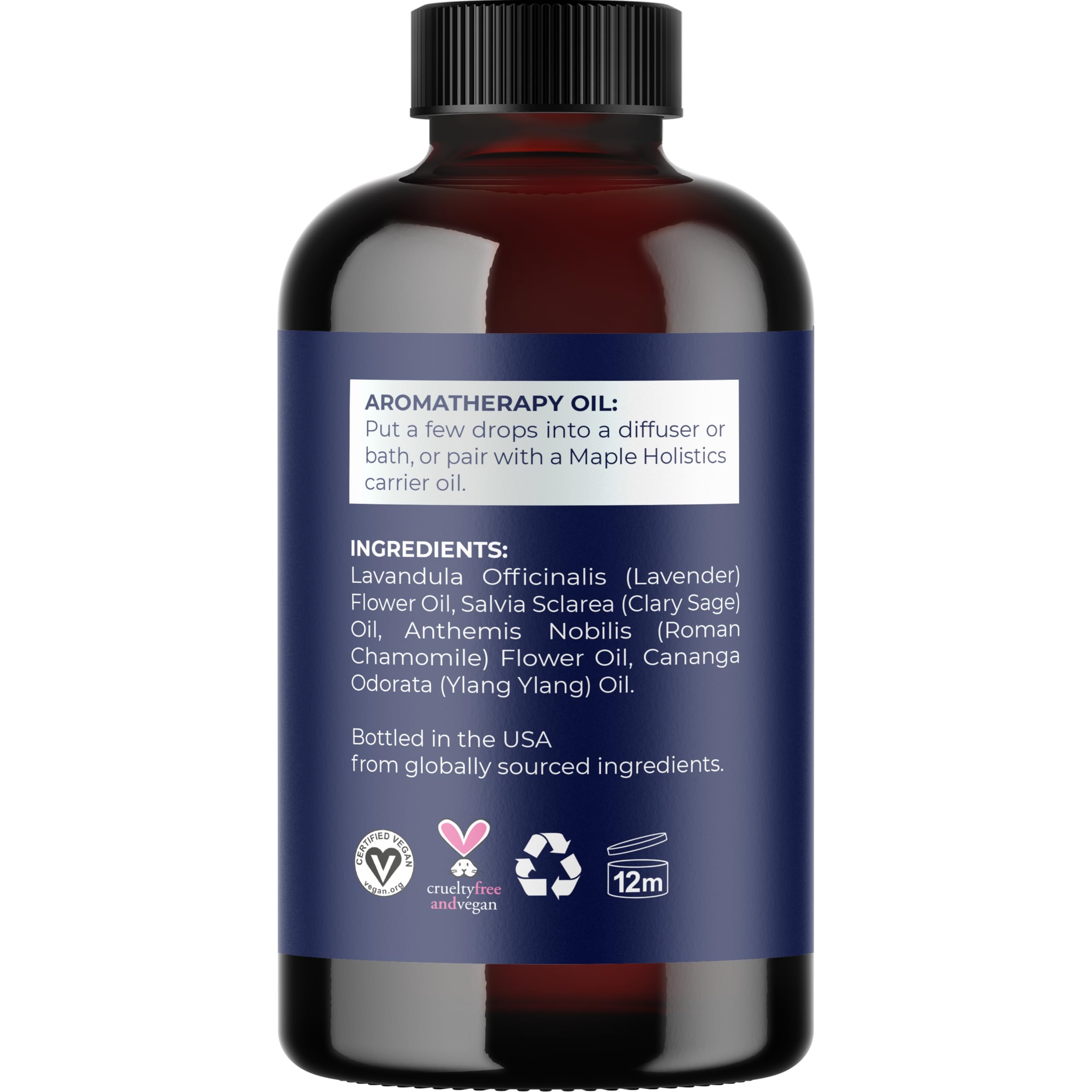 Essential oil diffuser set for nighttime aromatherapy
