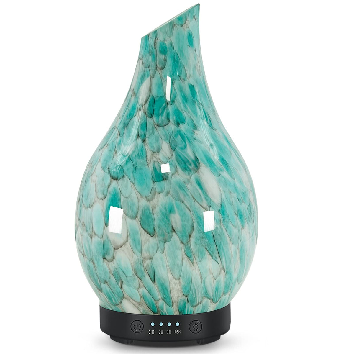 Essential oil diffuser 120ml cobblestone glass—front view