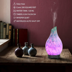 Ultrasonic diffuser 120ml with 7-color LED lighting