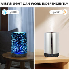Diffuser display of auto shut-off and four timer settings
