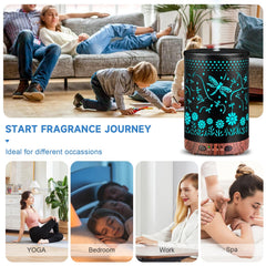 Dragonfly essential oil diffuser packaging