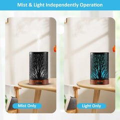 Diffuser displaying 7-color LED ambient lighting