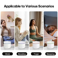 Compact aromatherapy diffuser ready for home or office use