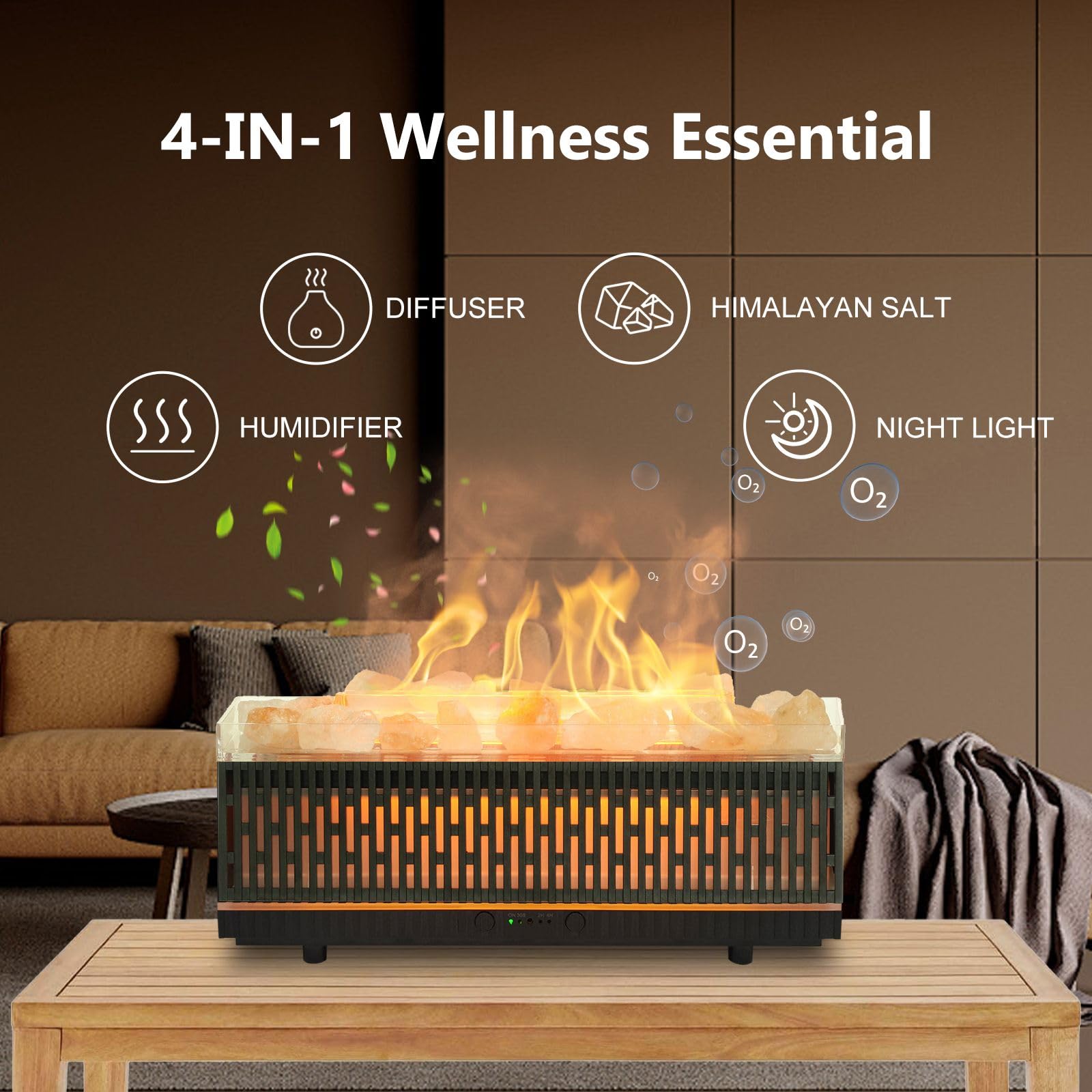 Ultrasonic humidifier feature with auto-off