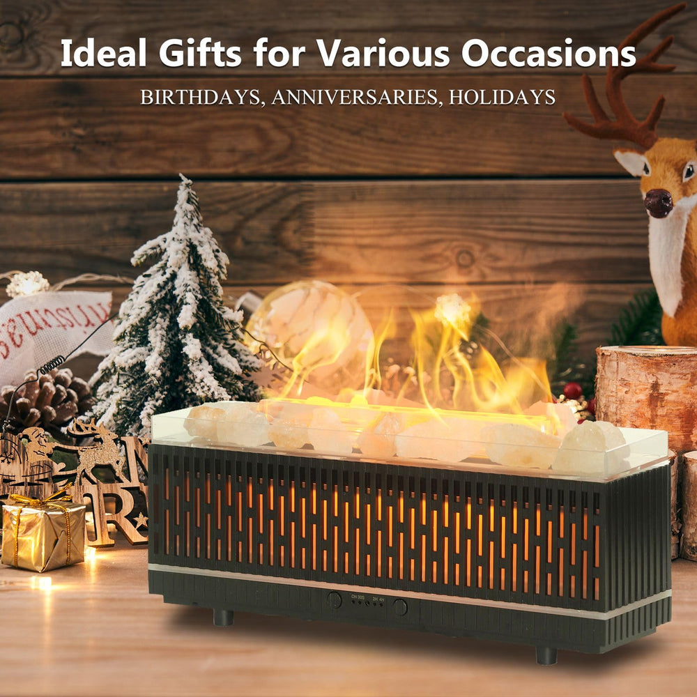 Multi-function diffuser, salt lamp, and night light for home