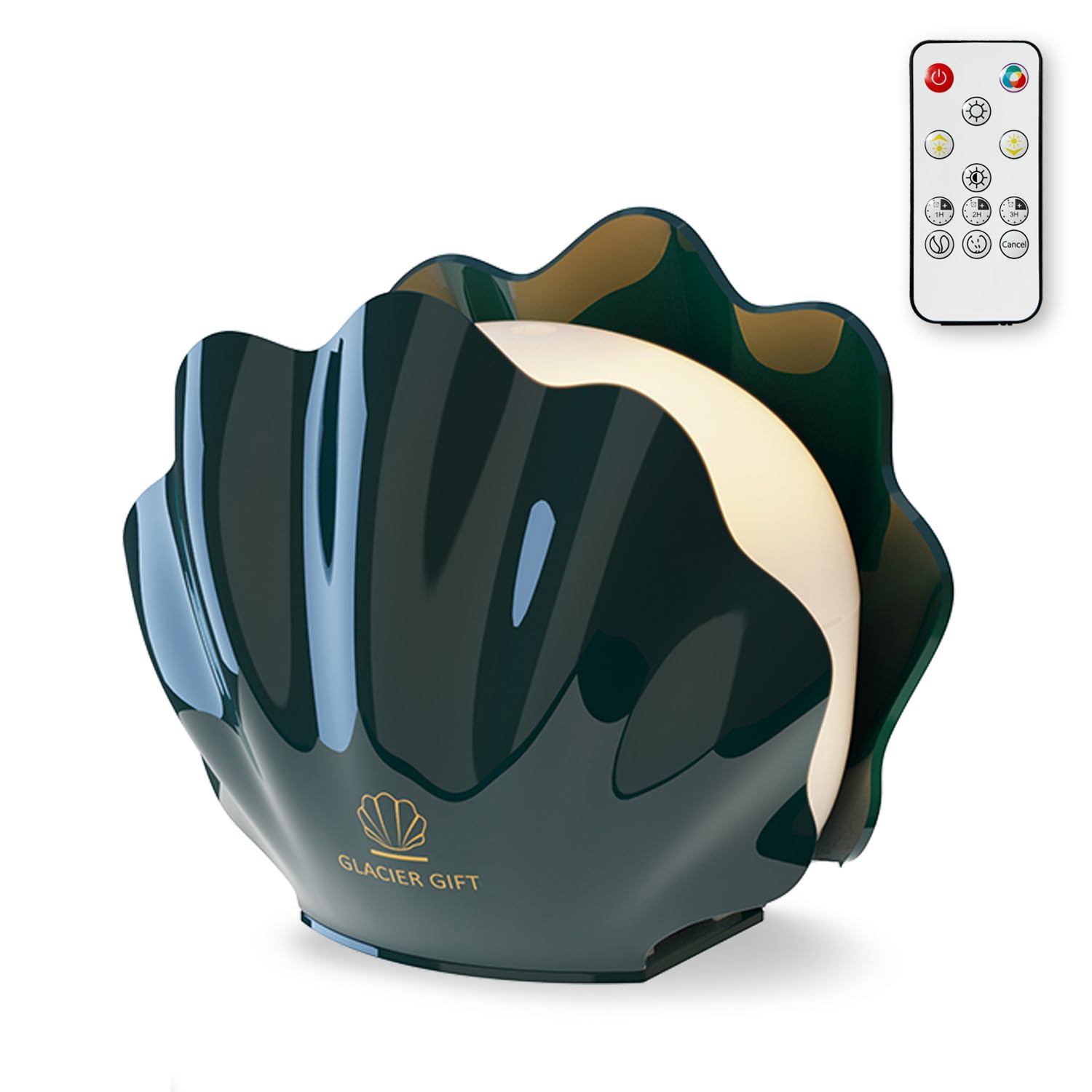 260ml essential oil diffuser in green, front view
