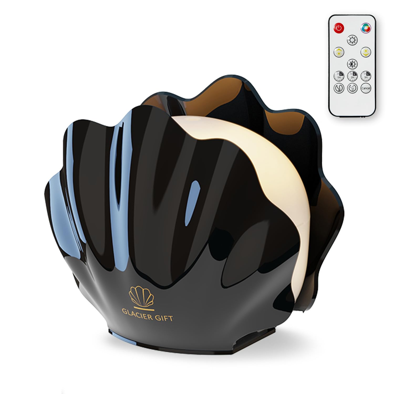 Essential oil diffuser 260ml in black shell with remote control