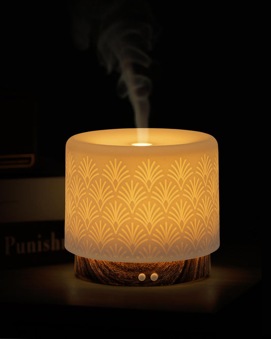 Coral-inspired ceramic diffuser with 280ml capacity