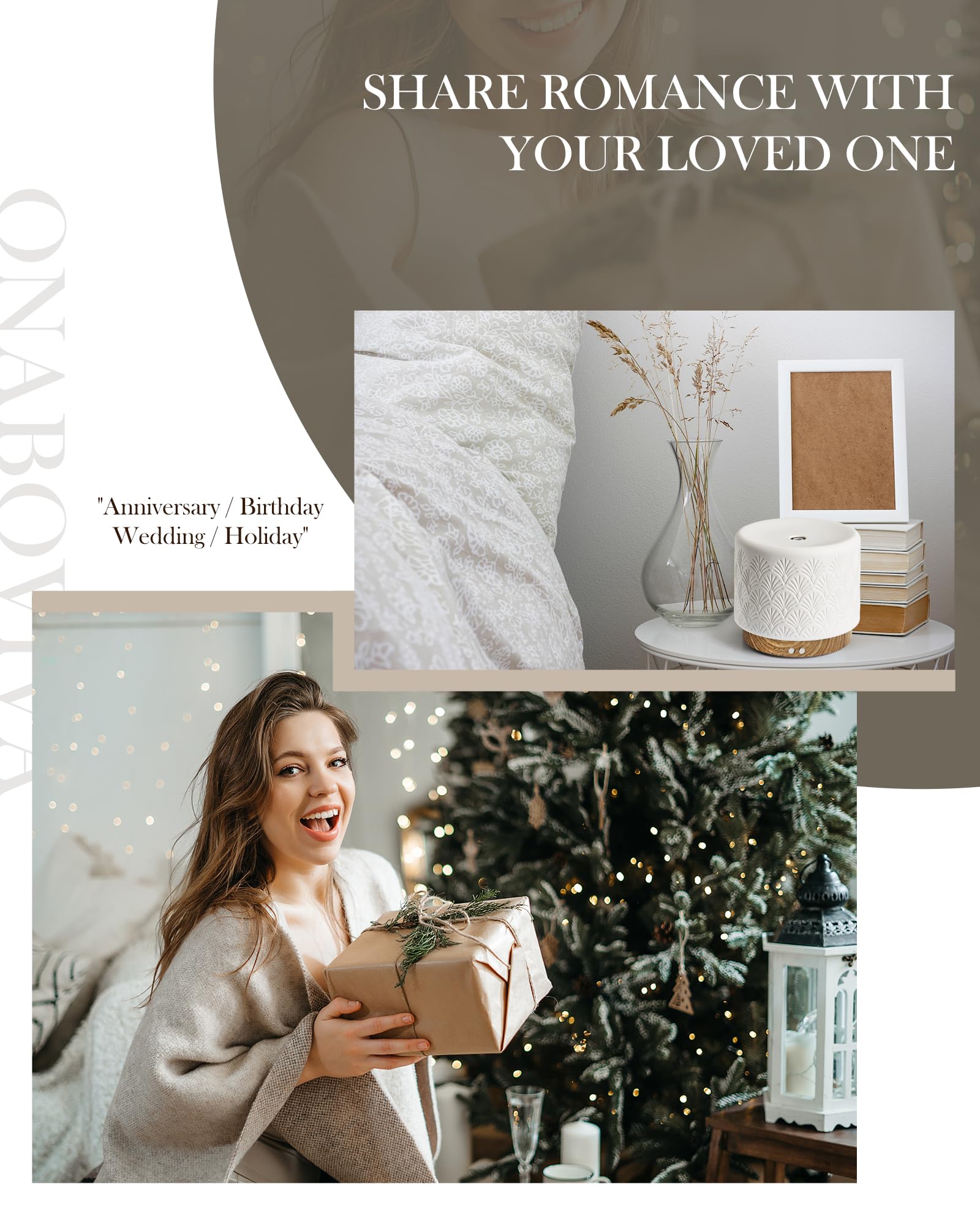 Separate mist and light functions; can be used as a nightlight