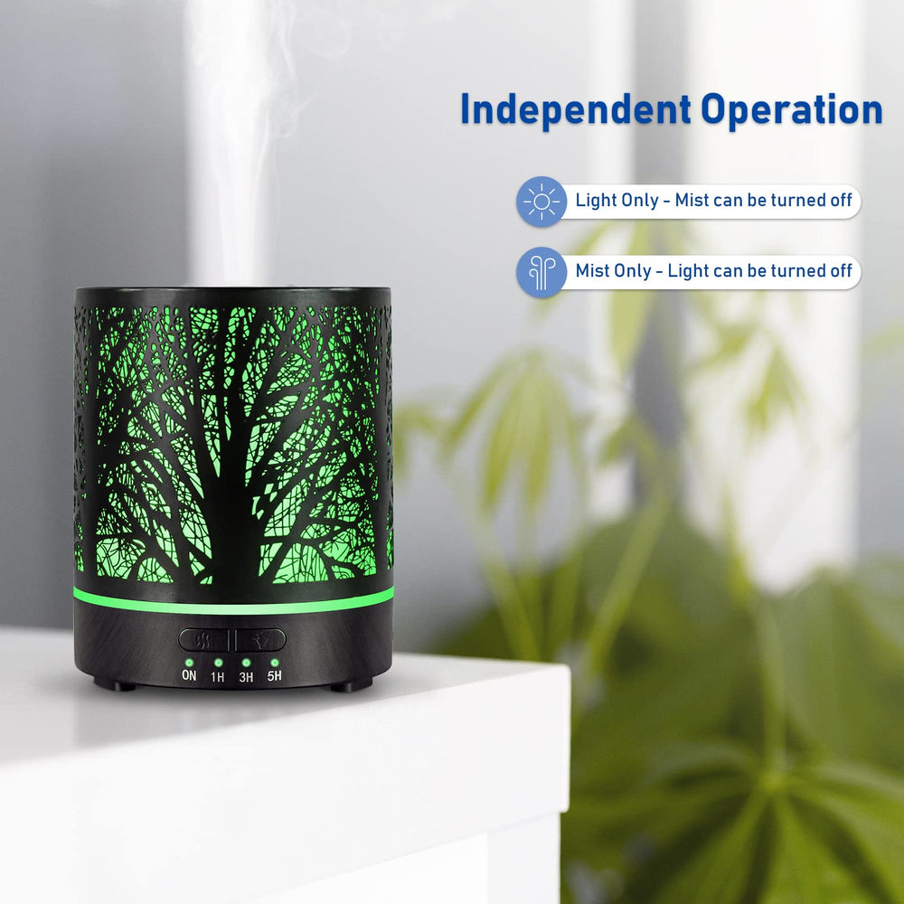 Diffuser displaying 4 timer modes and 7-color night light