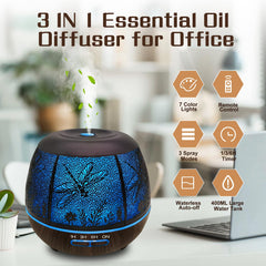 Ultrasonic cool mist diffuser in large room setup