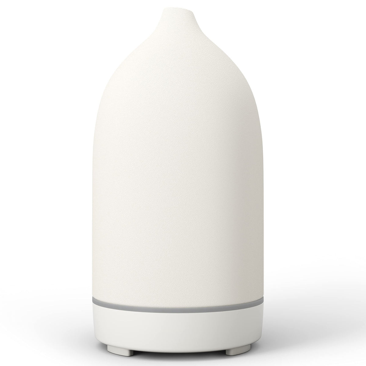 White handmade ceramic essential oil diffuser