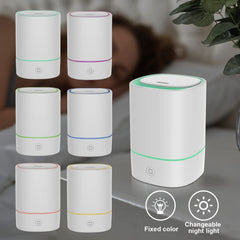 Compact design essential oil diffuser on a surface