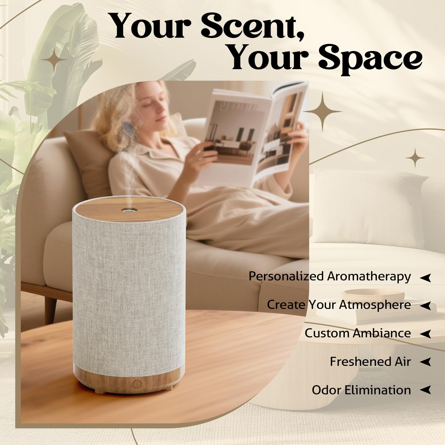 Elegant diffuser design, ideal for gifting and home décor.
