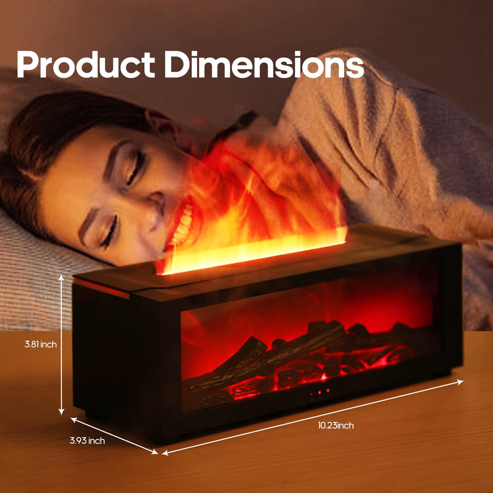 Remote-controlled aromatherapy diffuser with mist and lighting