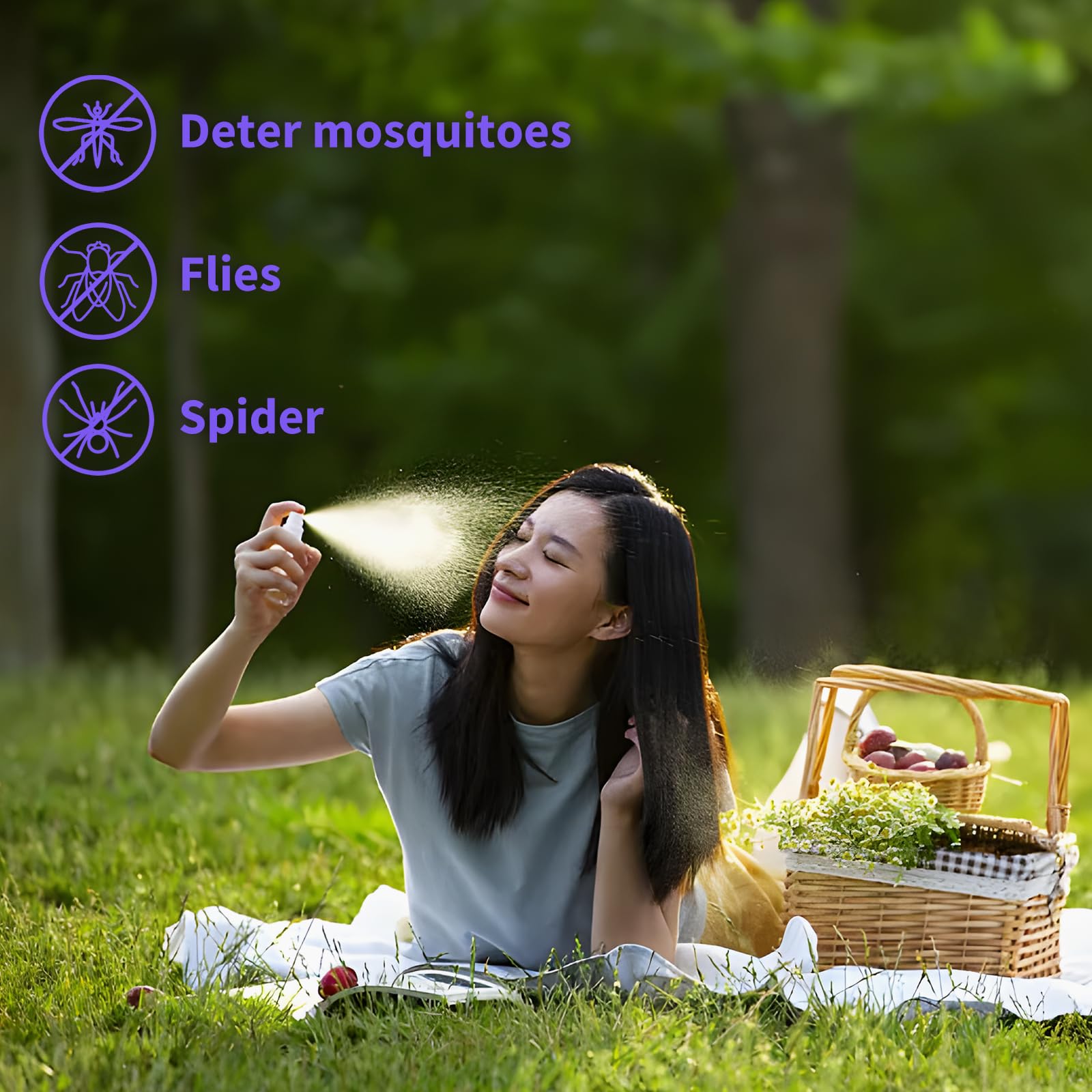 Essential oil diffuser with MISIJI lavender for home use
