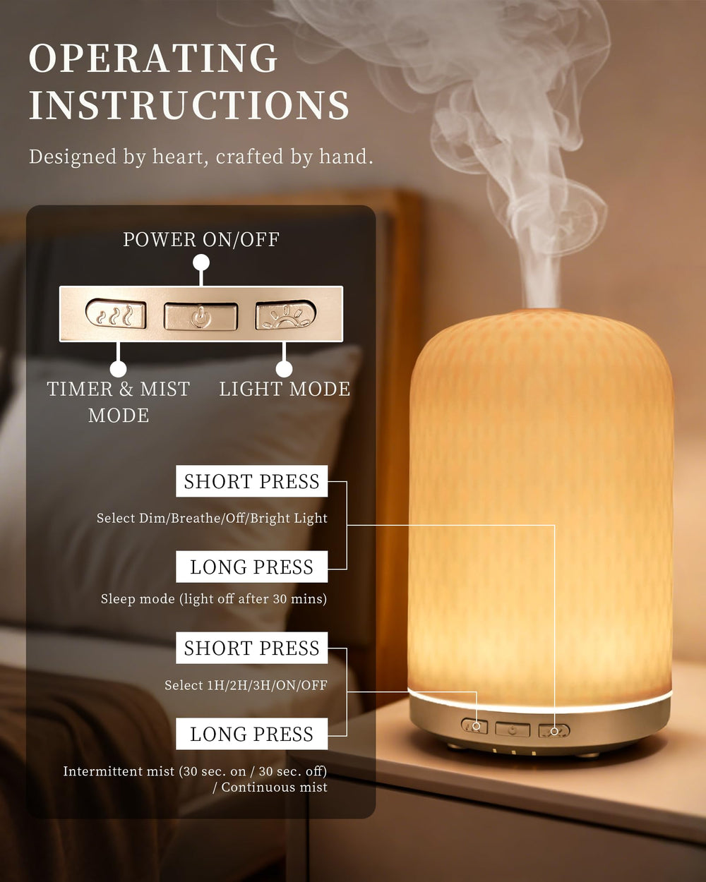 USB power cable connected to pink ceramic diffuser