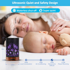 Ultrasonic cool mist diffuser for home use