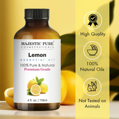 Aromatherapy diffuser with lemon essential oil