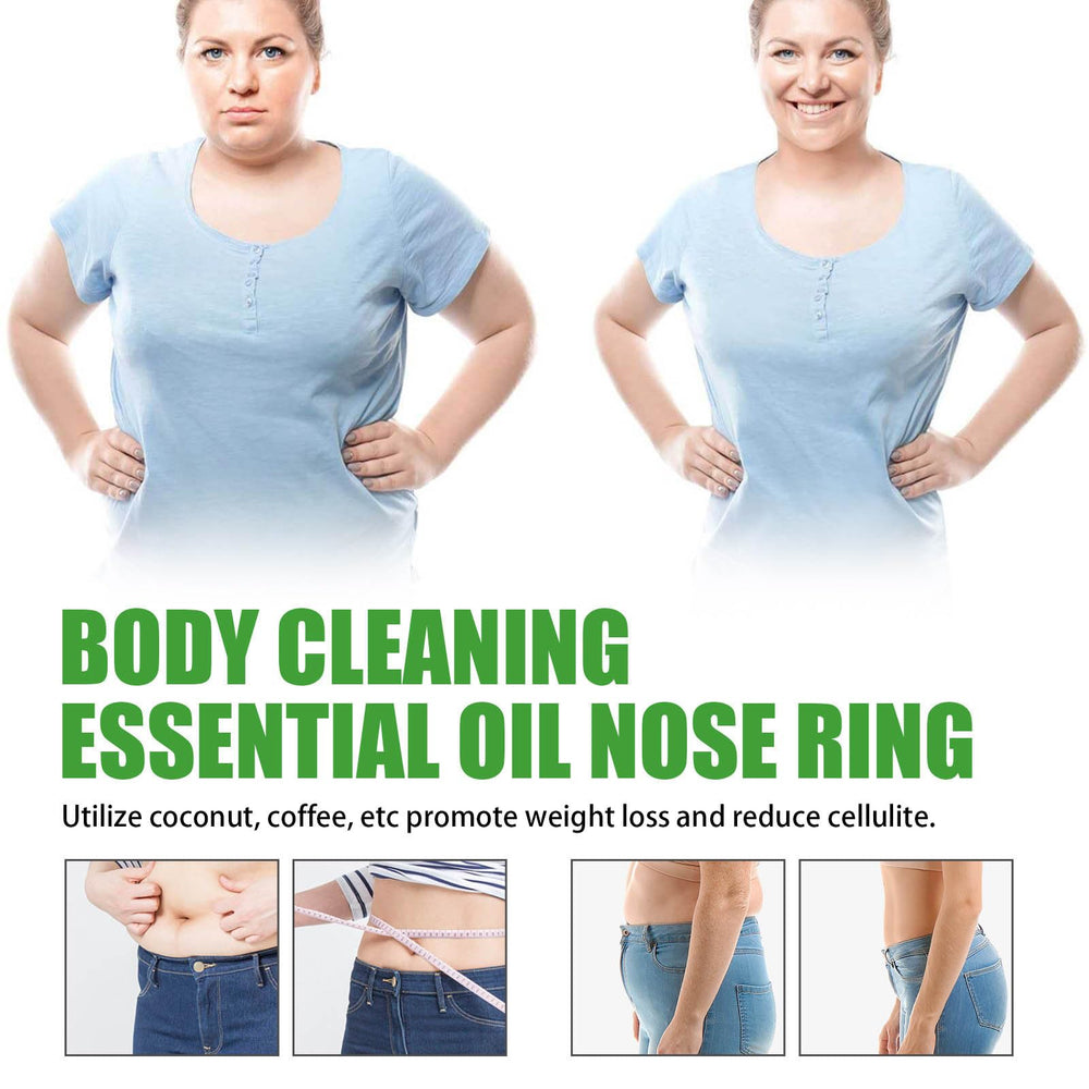 Close-up of slimming essential oil diffuser nose ring
