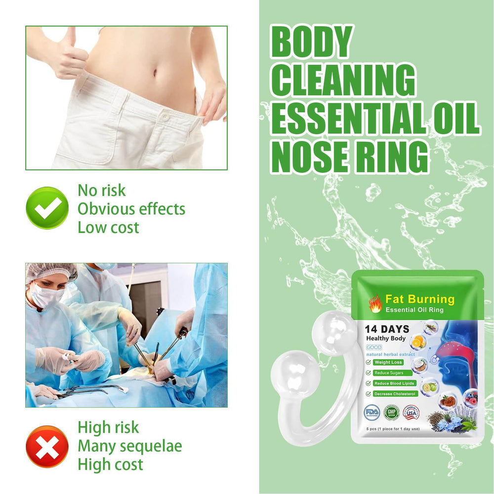 5-piece slimming essential oil diffuser rings