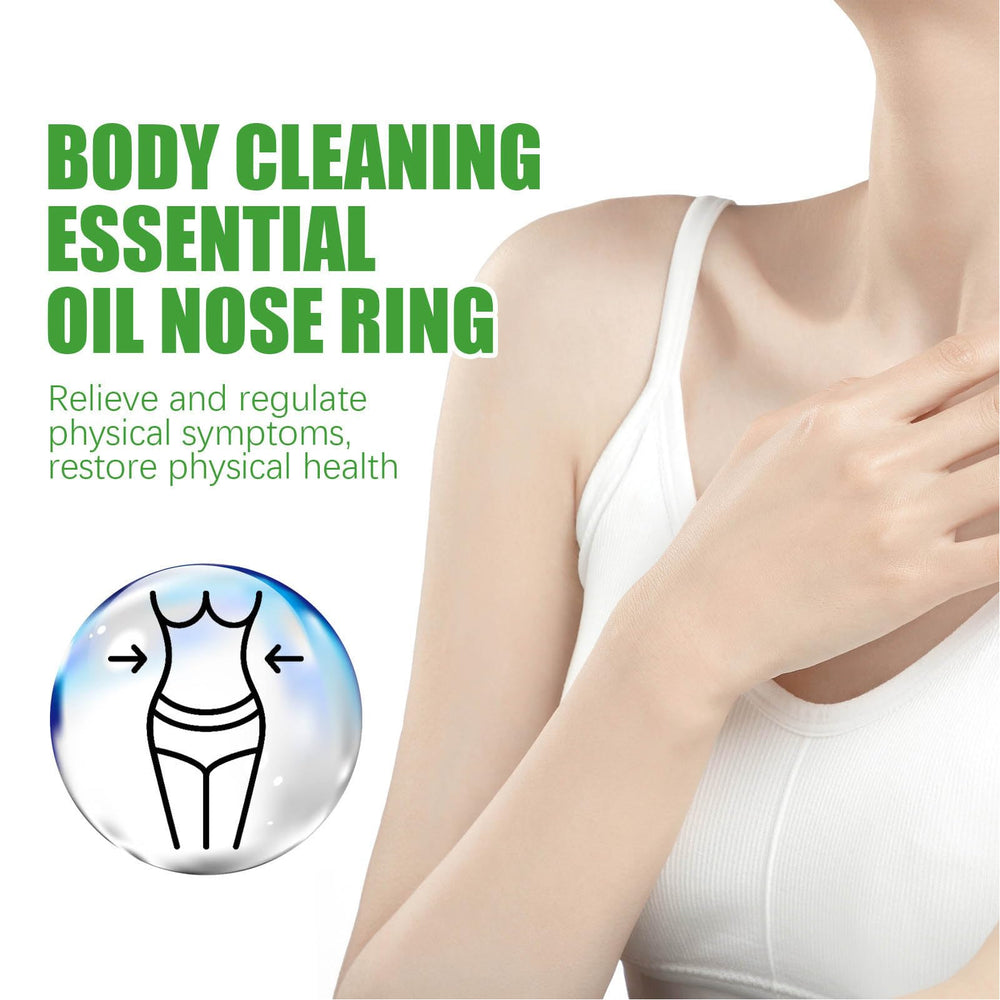 Lifestyle image showing diffuser nose rings in use