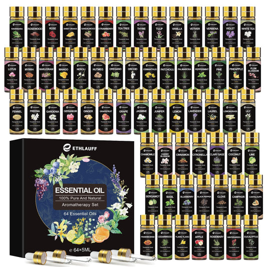 64-pack essential oil set gift box