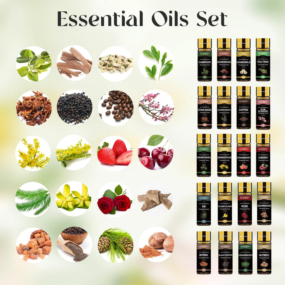 Natural essential oils for home fragrance and spa