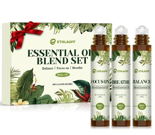 Packaging image for Essential Oils Roll On Set 3 Pack