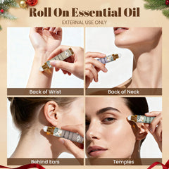 Focus on blend essential oil roll-on bottle