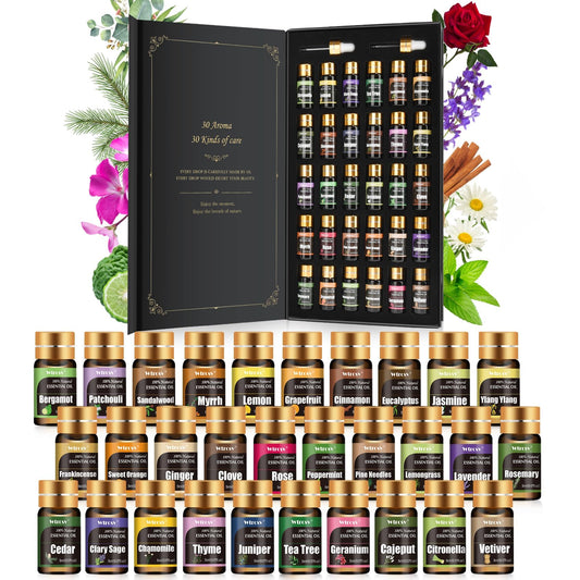 Gift box of essential oils set