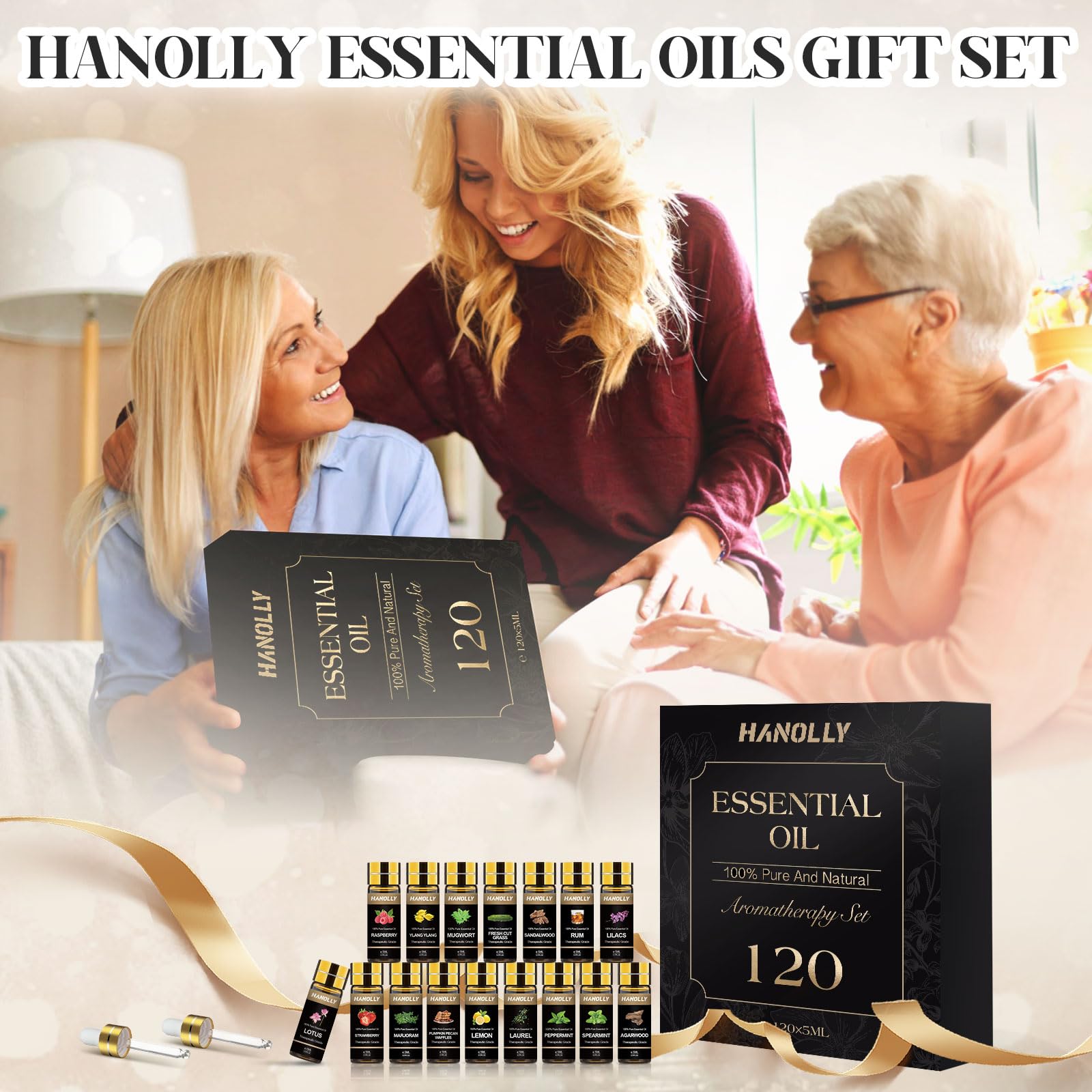 Premium essential oils for aromatherapy and candle making