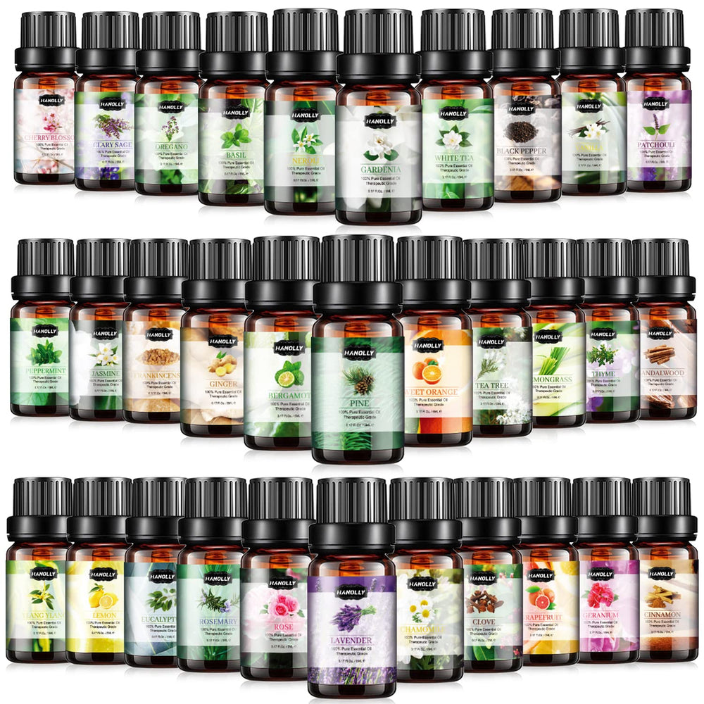 Box of Essential Oils Set with 32 x 5ml bottles